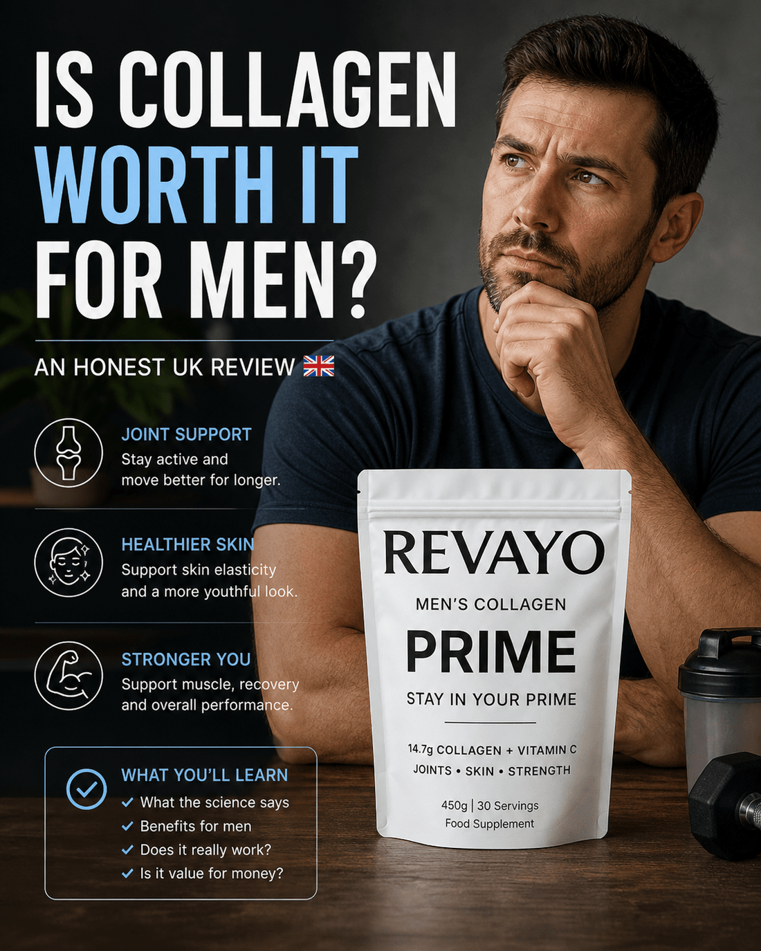 Is Collagen Worth It for Men? An Honest UK Review - Revayo