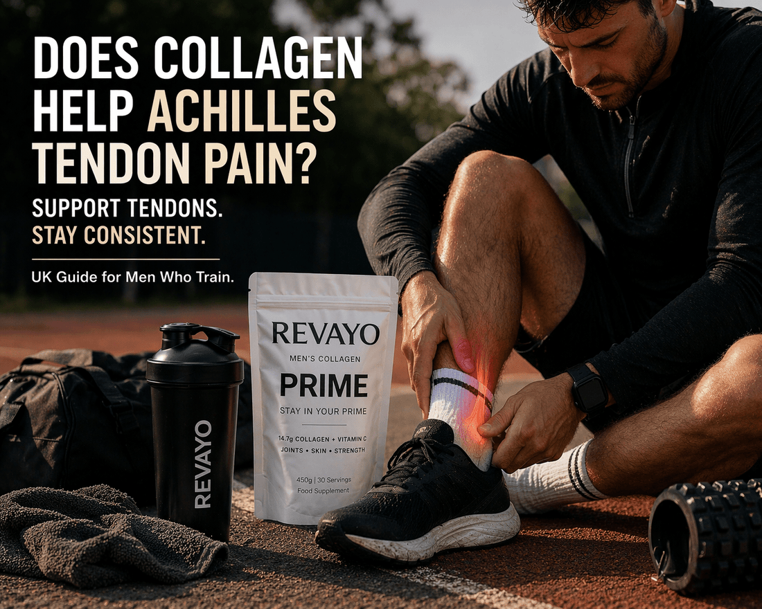 Does Collagen Help Achilles Tendon Pain? (UK Guide for Men) - Revayo - Mens Collagen