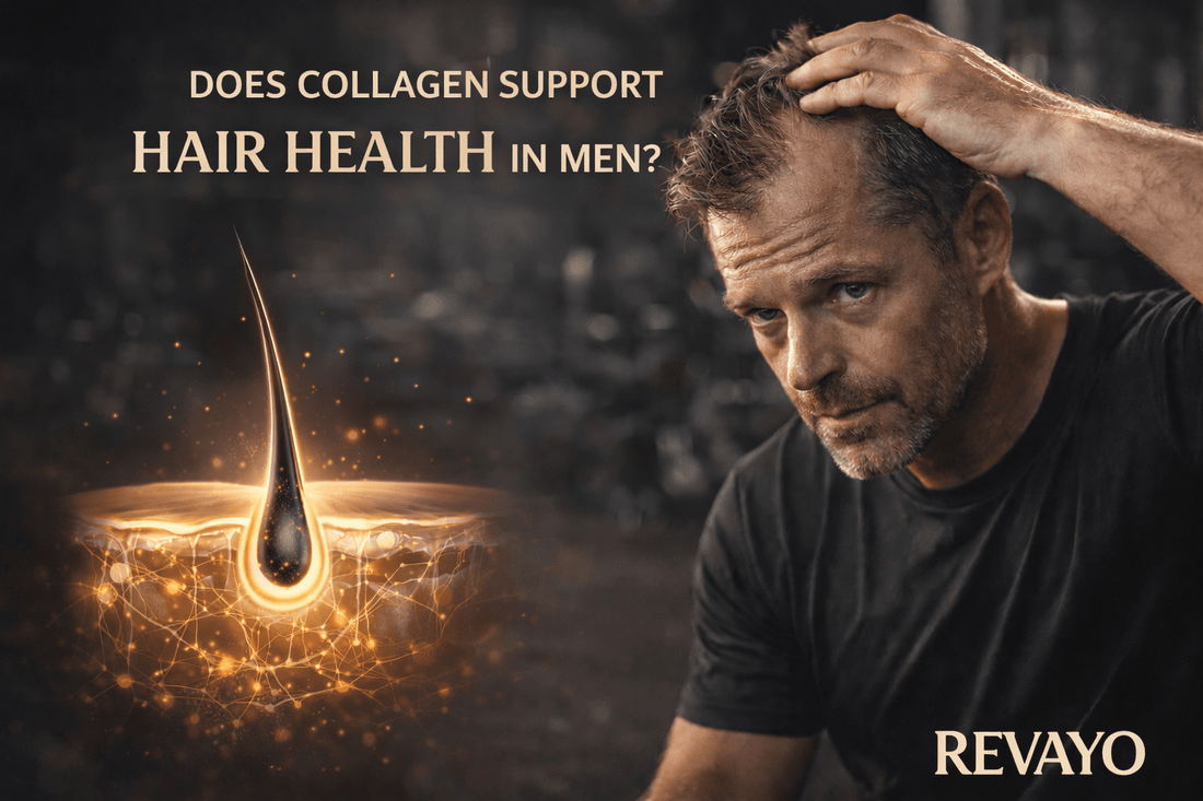 Does Collagen Help With Hair Loss in Men? - Revayo - Mens Collagen