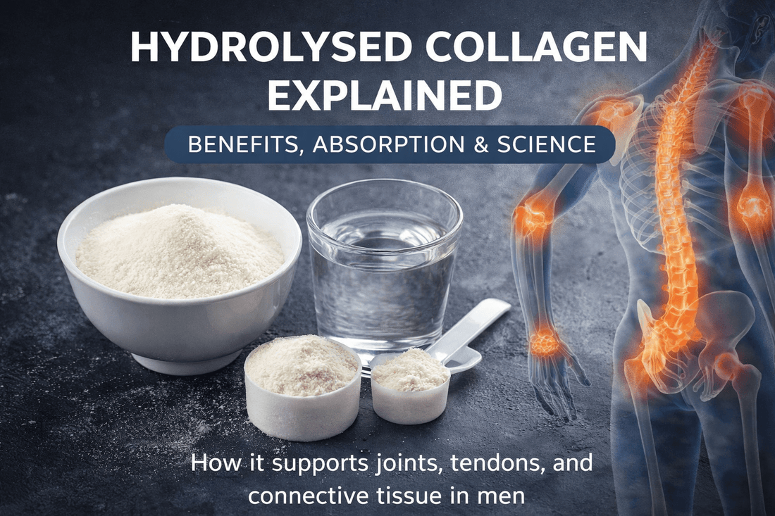 Hydrolysed Collagen Explained: Benefits, Absorption & Science - Revayo - Mens Collagen