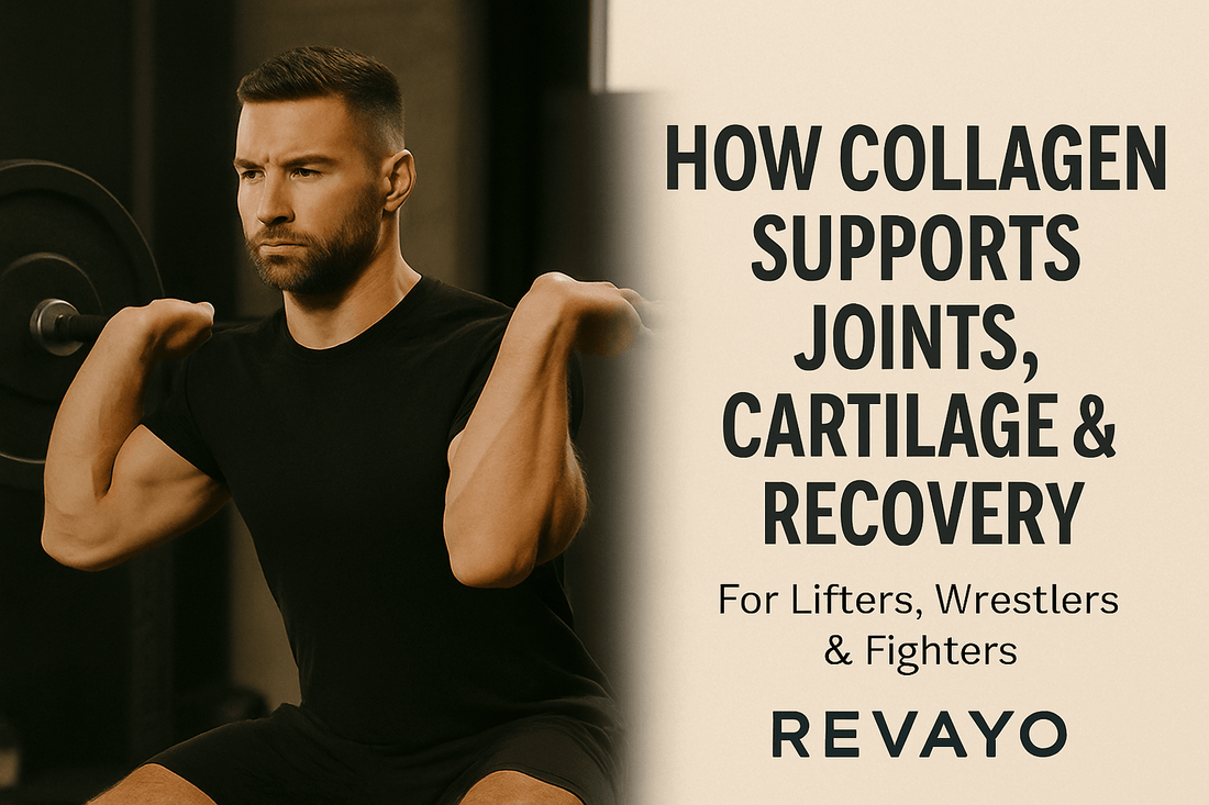 How Collagen Supports Joints, Cartilage & Recovery - For Lifters, Wrestlers & Fighters - Revayo - Mens Collagen