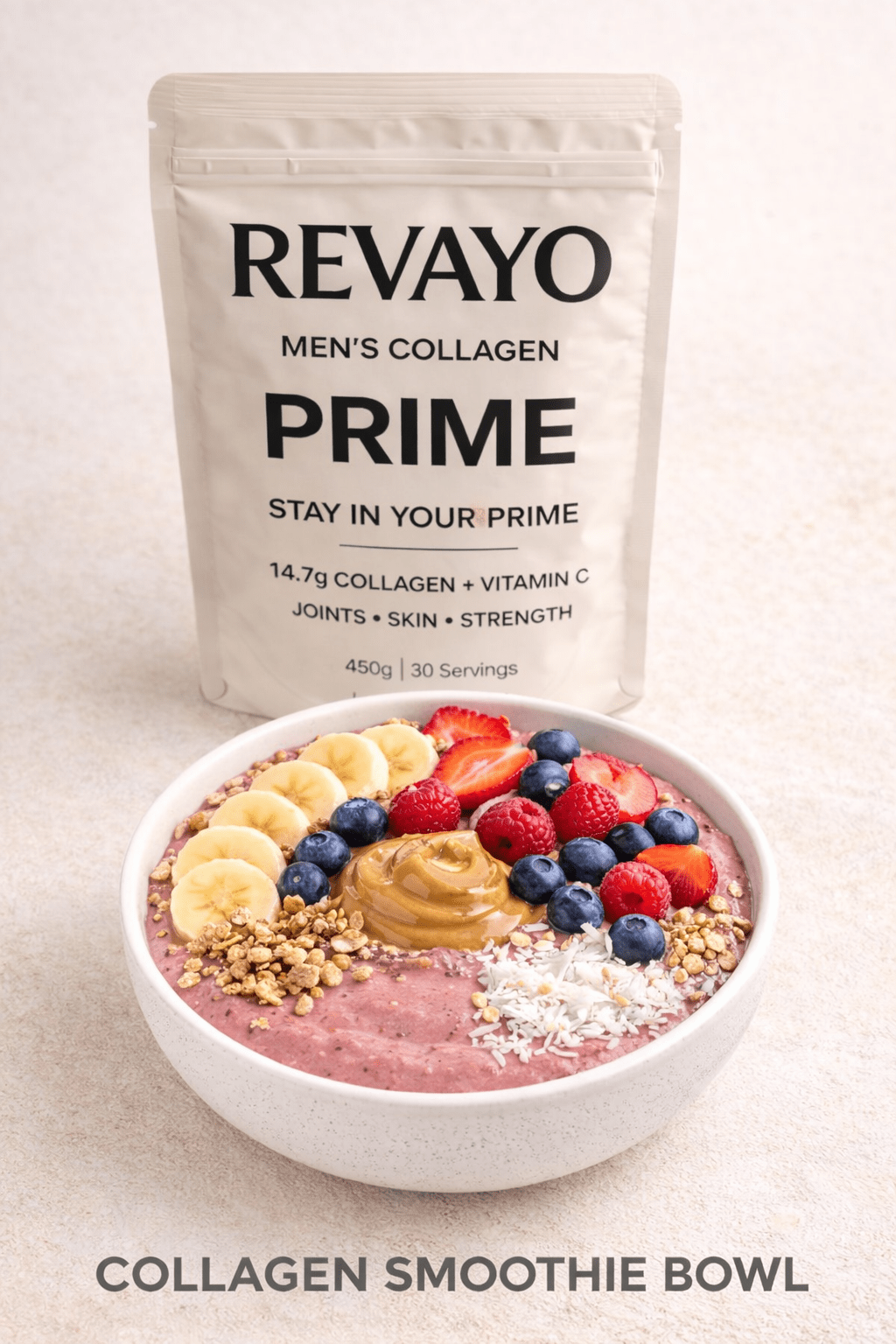 Collagen Smoothie Bowl: High Protein Breakfast - Revayo