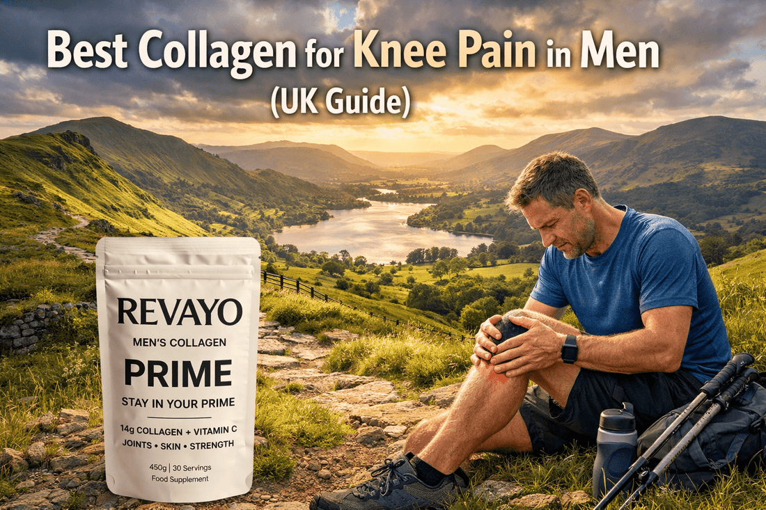 Best Collagen for Knee Pain in Men (UK Guide) - Revayo - Mens Collagen
