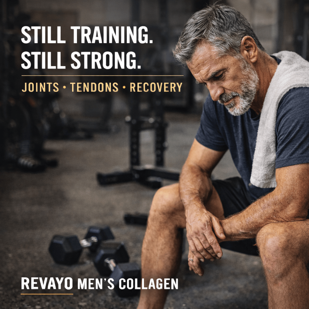 Collagen for Men Over 50 Who Still Train - UK Guide - Revayo