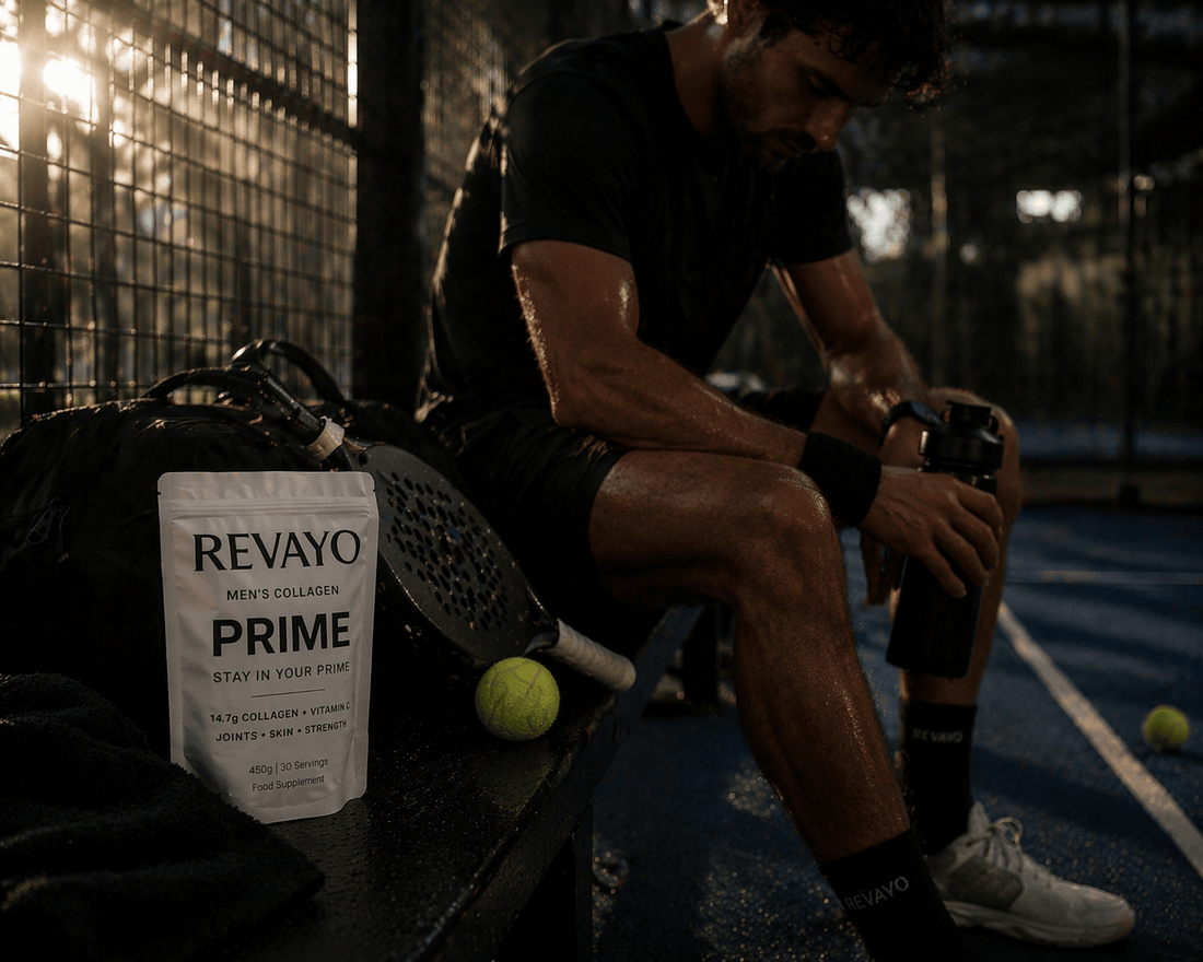 Collagen for Padel Players - Elbow, Shoulder and Joint Recovery UK - Revayo