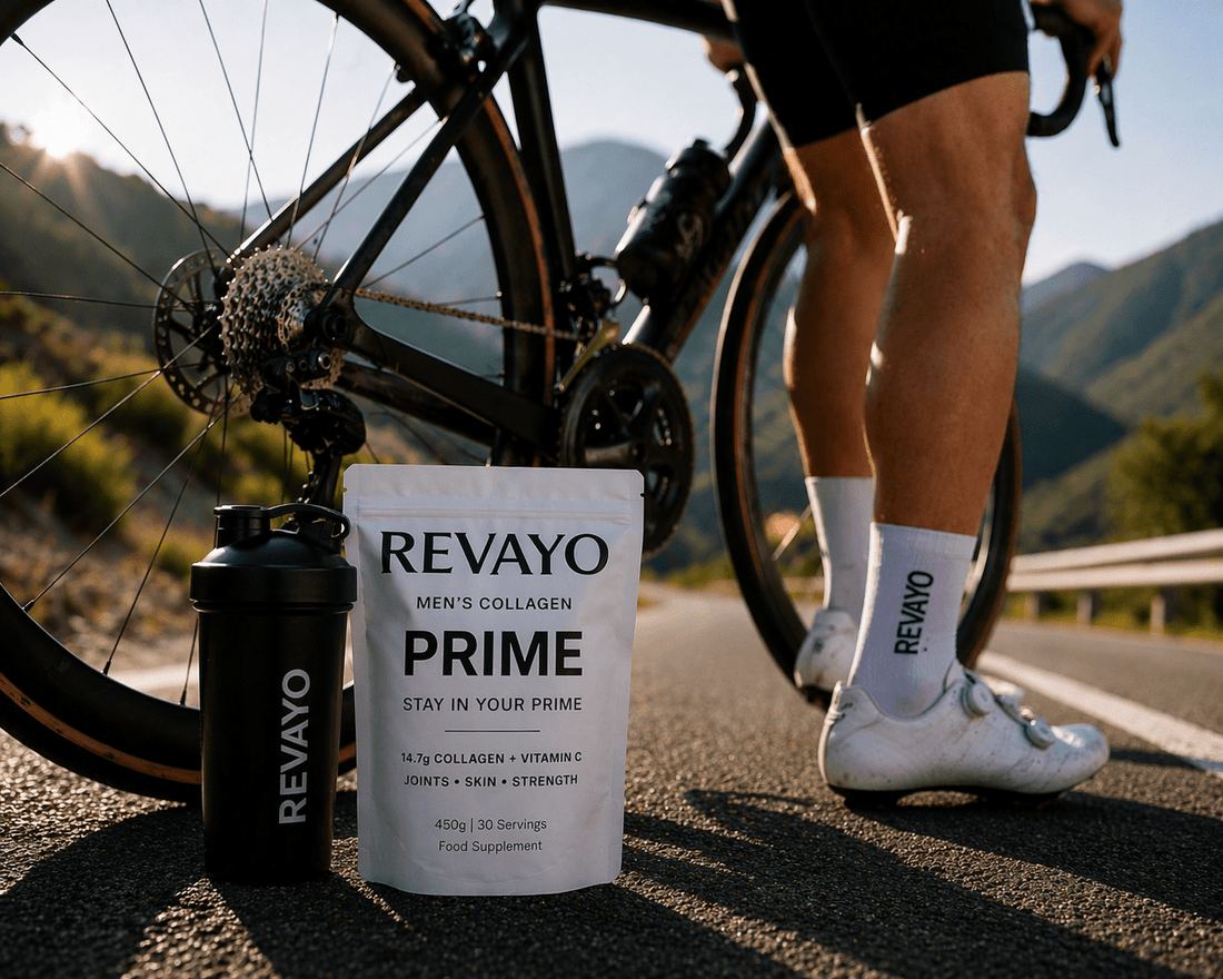Collagen for Cyclists - Knees, Hips and Recovery UK - Revayo - Mens Collagen