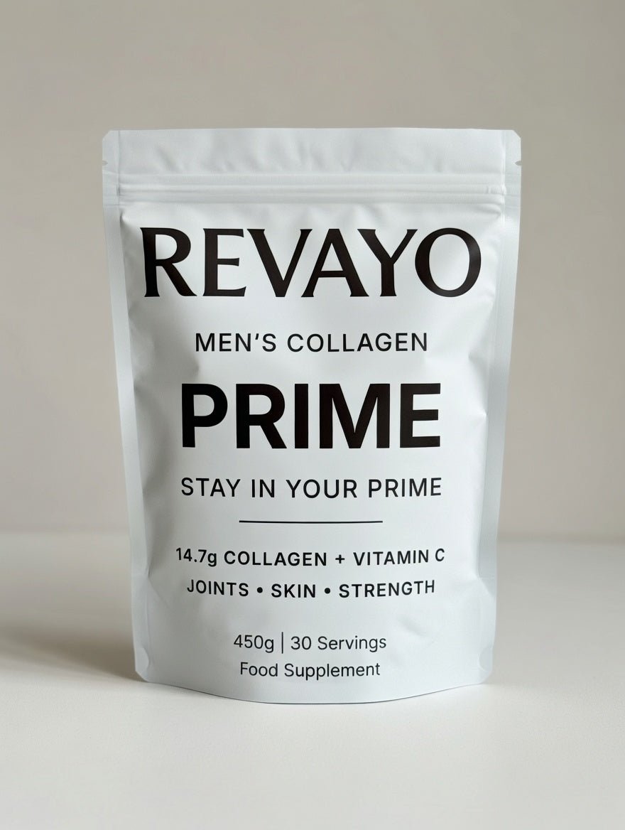 Revayo Prime collagen pouch for the Revayo Athlete Partner Programme