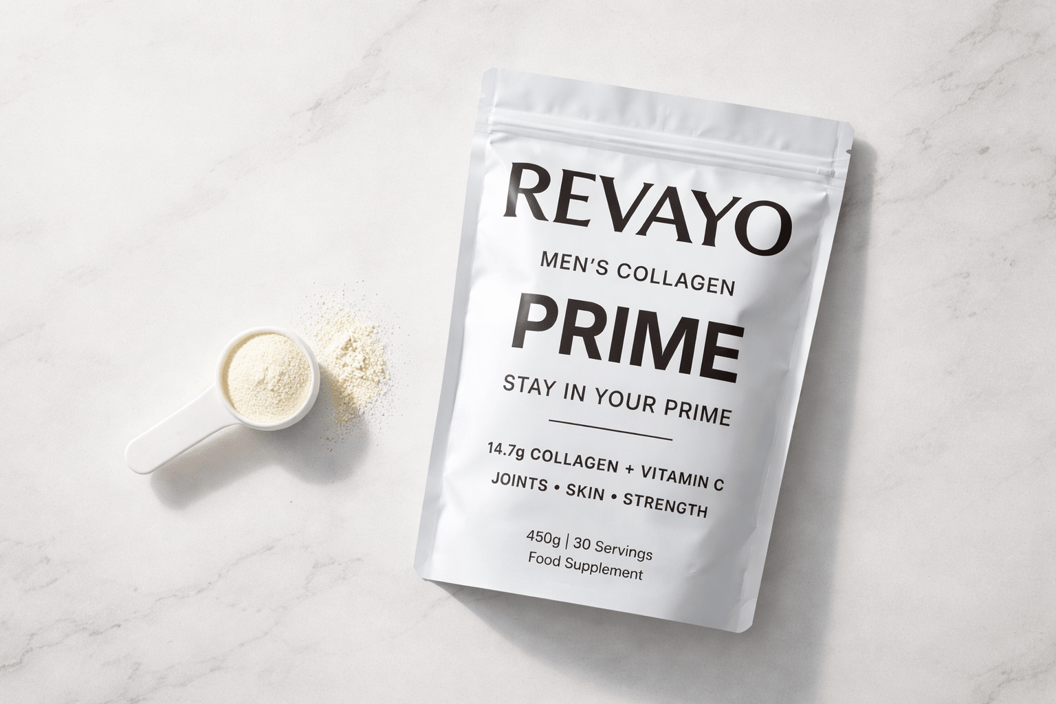 Revayo Prime | Men’s Collagen Supplement UK – Revayo